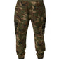 Dolce & Gabbana Multicolor Camouflage Cargo Sweatpants Pants