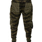 Dolce & Gabbana Green Cotton Jogger Cargo Pants