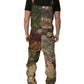 Dolce & Gabbana Multicolor Patchwork Camouflage Overall Pants