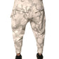 Dolce & Gabbana White Camouflage Cargo Jogger Pants