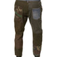 Dolce & Gabbana Blue Tattered Straight Cropped Denim Jeans