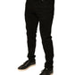 Dolce & Gabbana Black Logo Cotton Stretch Skinny Denim Jeans