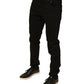 Dolce & Gabbana Black Logo Cotton Stretch Skinny Denim Jeans