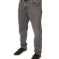 Dolce & Gabbana Gray Logo Cotton Stretch Skinny Denim Jeans