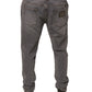 Dolce & Gabbana Gray Logo Cotton Stretch Skinny Denim Jeans