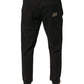 Dolce & Gabbana Black Logo Cotton Stretch Skinny Denim Jeans