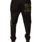 Dolce & Gabbana Black Cotton Men Cargo Casual Pants