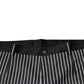 Dolce & Gabbana Black Stripes Skinny Dress Pants