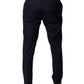 Dolce & Gabbana Dark Blue Cotton Men Dress Pants