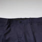 Dolce & Gabbana Dark Blue Cotton Men Dress Pants