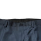 Dolce & Gabbana Blue Wool Tapered Formal Dress Pants