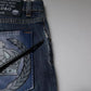 Dolce & Gabbana Blue DG Crown Logo Cotton Skinny Denim Jeans