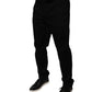 Dolce & Gabbana Black Tapered Formal Dress Pants