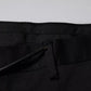 Dolce & Gabbana Black Tapered Formal Dress Pants