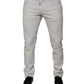 Dolce & Gabbana White Cotton Skinny Denim Jeans