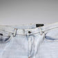 Dolce & Gabbana Light Blue Cotton Tattered Skinny Denim Jeans