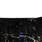 Dolce & Gabbana Black Color Splash Cotton Skinny Denim Jeans