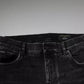 Dolce & Gabbana Black Cotton Stretch Skinny Men Denim Jeans
