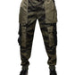 Dolce & Gabbana Green Cotton Jogger Cargo Pants