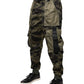 Dolce & Gabbana Green Cotton Jogger Cargo Pants