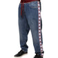 Dolce & Gabbana Blue Cotton Stretch Straight Denim Jeans