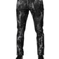 Dolce & Gabbana Multicolor Cotton Tie Dye Skinny Denim Jeans
