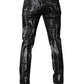 Dolce & Gabbana Multicolor Cotton Tie Dye Skinny Denim Jeans