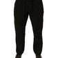 Dolce & Gabbana Black Wool Knitted Skinny Pants
