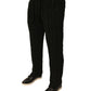 Dolce & Gabbana Black Wool Knitted Skinny Pants