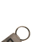 Dolce & Gabbana Beige DG Logo Leather Gold Metal Men Keychain Keyring