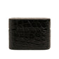 Dolce & Gabbana Black Leather Metal Logo Plaque Holder Airpods Case