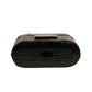 Dolce & Gabbana Black Leather Metal Logo Plaque Holder Airpods Case