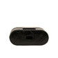 Dolce & Gabbana Black Leather Metal Logo Plaque Holder Airpods Case