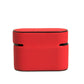 Dolce & Gabbana Red PVC Embossed Logo Plaque Holder Airpods Case