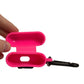 Dolce & Gabbana Pink Silicone Rubber Logo Embossed Airpods Case