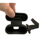Dolce & Gabbana Black Silicone Rubber Logo Embossed Airpods Case