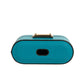 Dolce & Gabbana Green Leather Metal Logo Plaque Holder Airpods Case