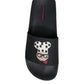 Dolce & Gabbana Black Leather Slides Sandals Beachwear Shoes