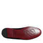 Dolce & Gabbana Black Velvet Crystal Crown Loafers Formal Dress Shoes
