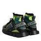 Dolce & Gabbana Multicolor Sorrento Logo Sneakers Socks Shoes