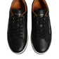 Dolce & Gabbana Black Leather Low Top Men Sneakers Shoes