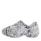 Dolce & Gabbana White Black Graffiti Daymaster Sneakers Shoes