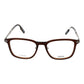 Ermenegildo Zegna Brown Plastic & Titanium Glasses (Frames)