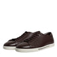 Dolce & Gabbana Black Low Top Men Saint Tropez Sneakers Shoes