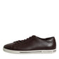 Dolce & Gabbana Black Low Top Men Saint Tropez Sneakers Shoes