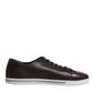 Dolce & Gabbana Black Low Top Men Saint Tropez Sneakers Shoes