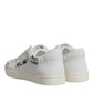 Dolce & Gabbana White Leather Milano Low Top Sneakers Shoes