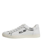 Dolce & Gabbana White Leather Milano Low Top Sneakers Shoes