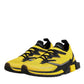 Dolce & Gabbana Yellow SORRENTO Sport Stretch Sneakers Shoes