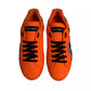 Dolce & Gabbana Orange Portofino Logo Tape Men Sneakers Shoes